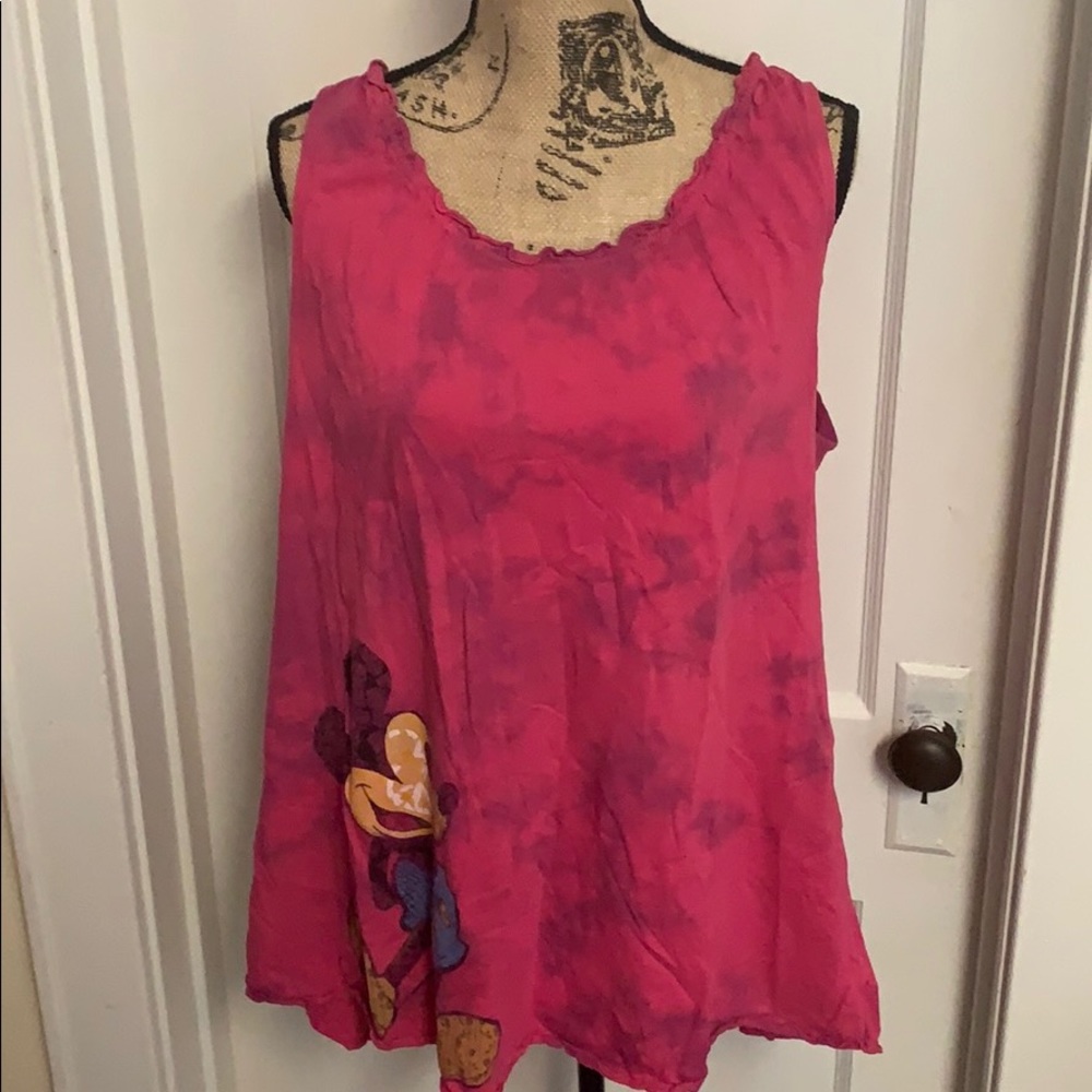 Tie dye Disney World Mickey Mouse Tank Top